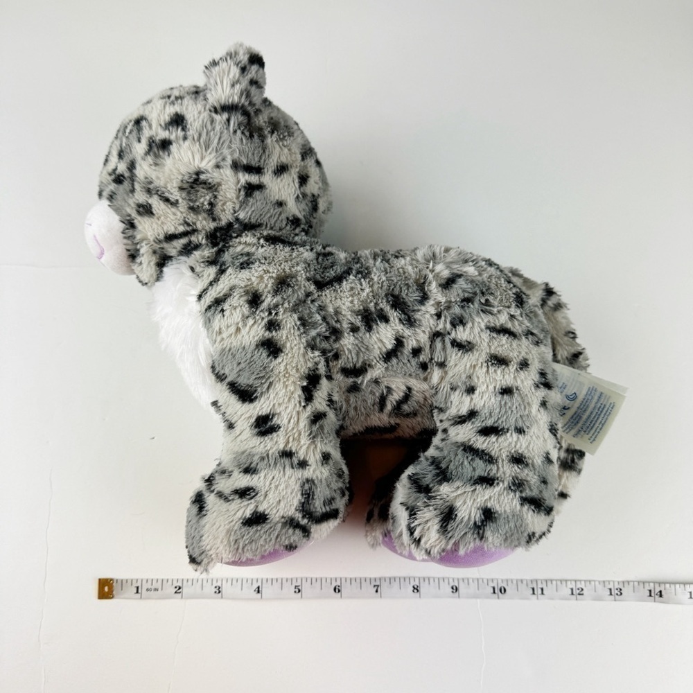 Build A Bear Sugar Sparkle Snow Leopard Stuffed Animal Plushie - Picture 11 of 12